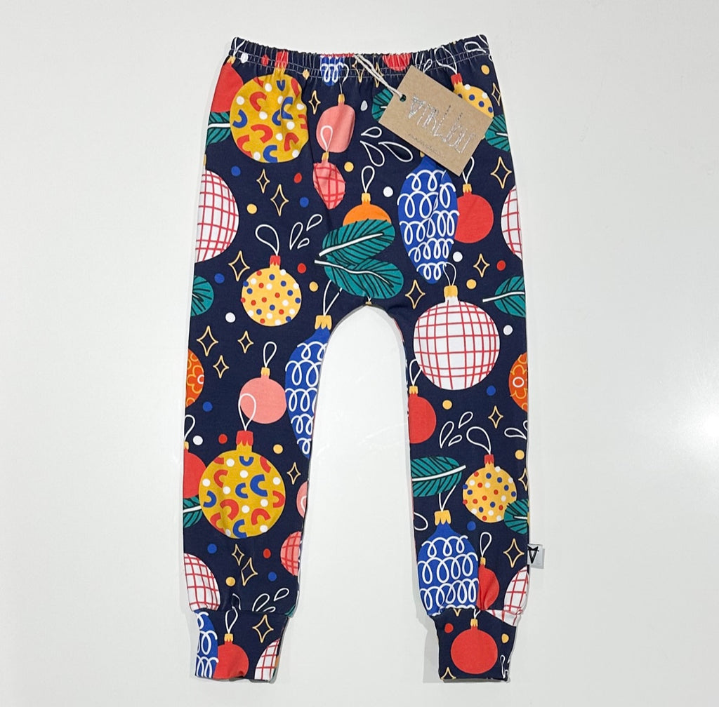 RTW - Baby Legging - scribble baubles