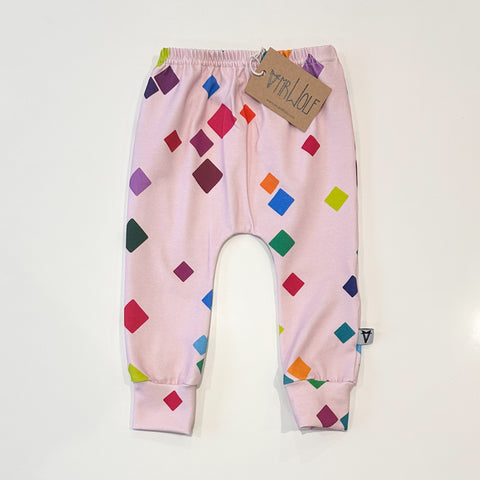 SALE -baby leggings - random squares