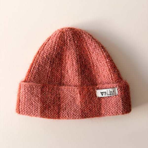 Mr Wolf wide stripe hat 3-9y