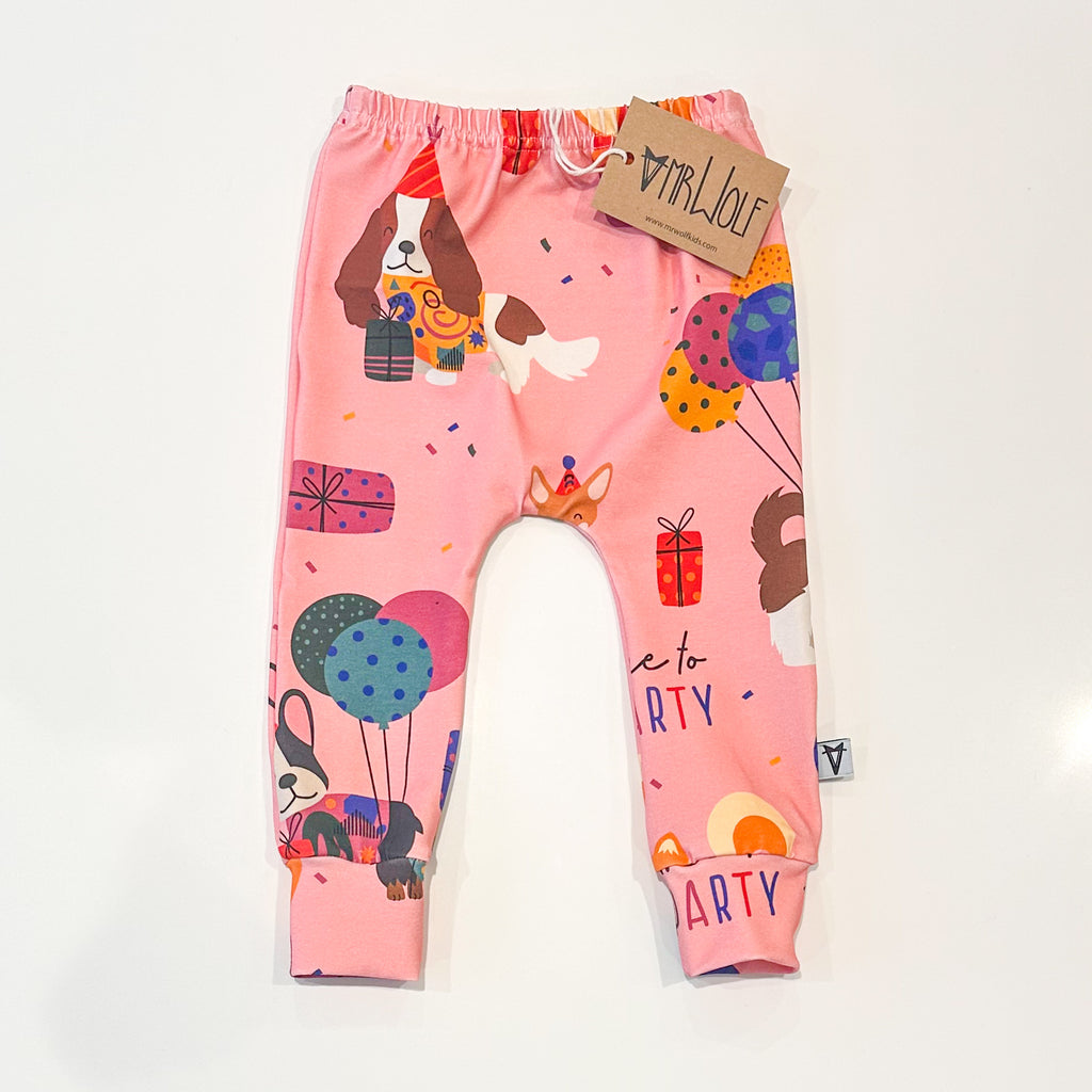 SALE -baby leggings - party pups