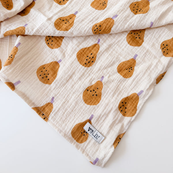 Muslin Blankets - Pears