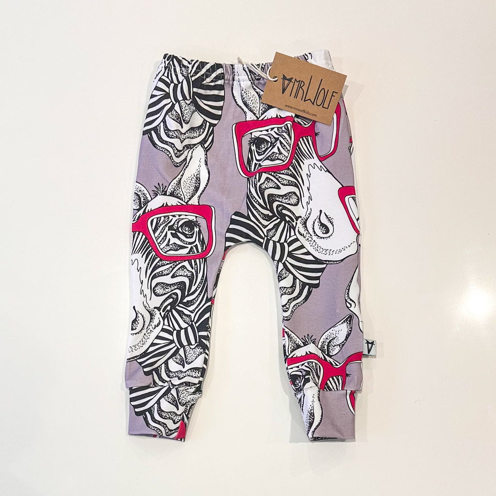 SALE -baby leggings - big zebra
