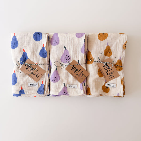 Muslin Blankets - Pears