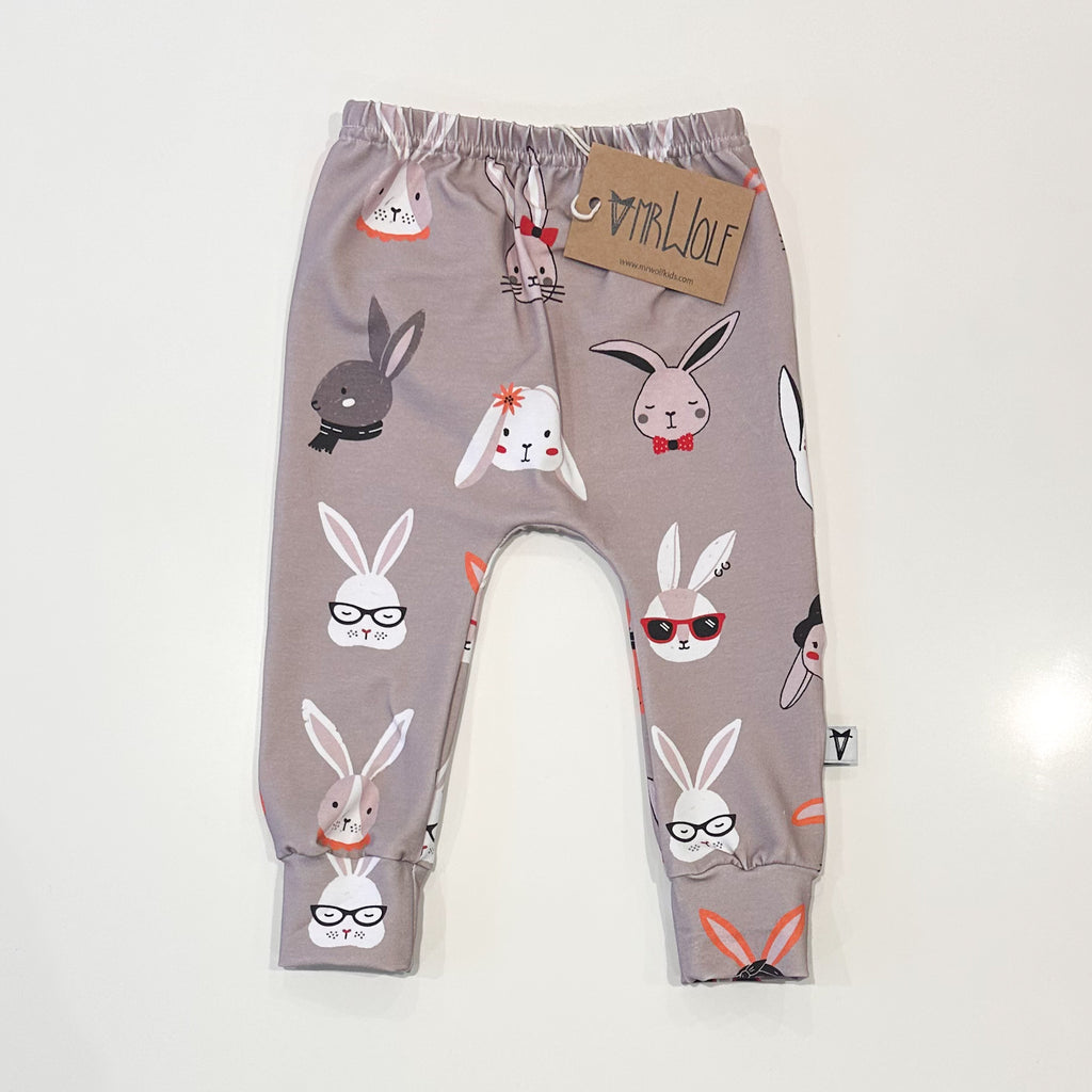 SALE -baby leggings - bunny heads