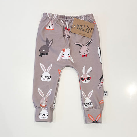 SALE -baby leggings - bunny heads