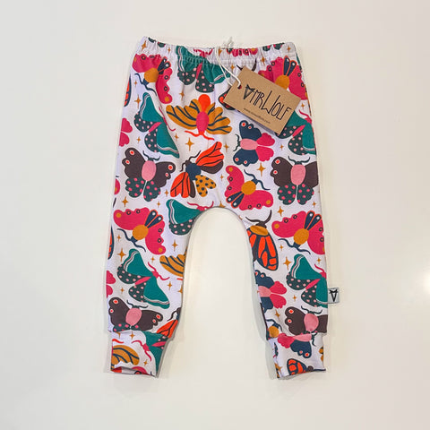 SALE -baby leggings - moths