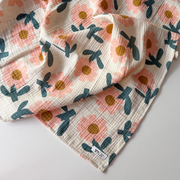 Muslin Blankets - Flowers