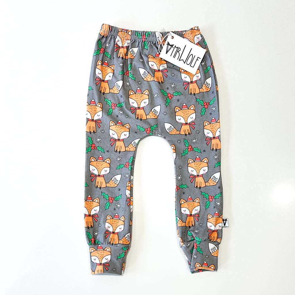 SALE - Baby Legging - Festive Foxes