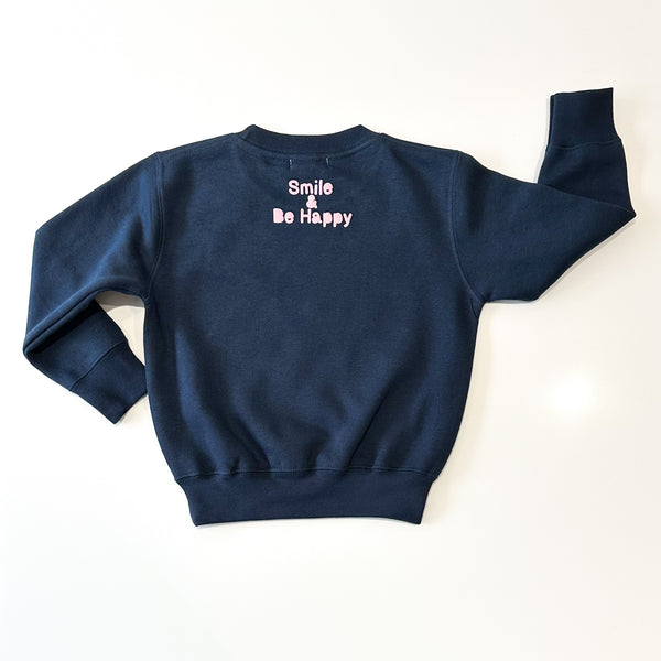 Track Suit - Smile & Be Happy - navy