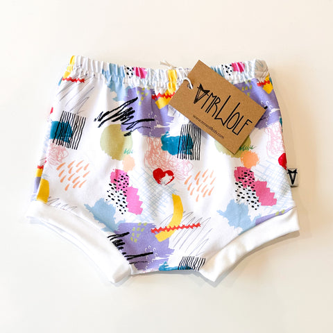 SALE - Shortie Small Scribble Art