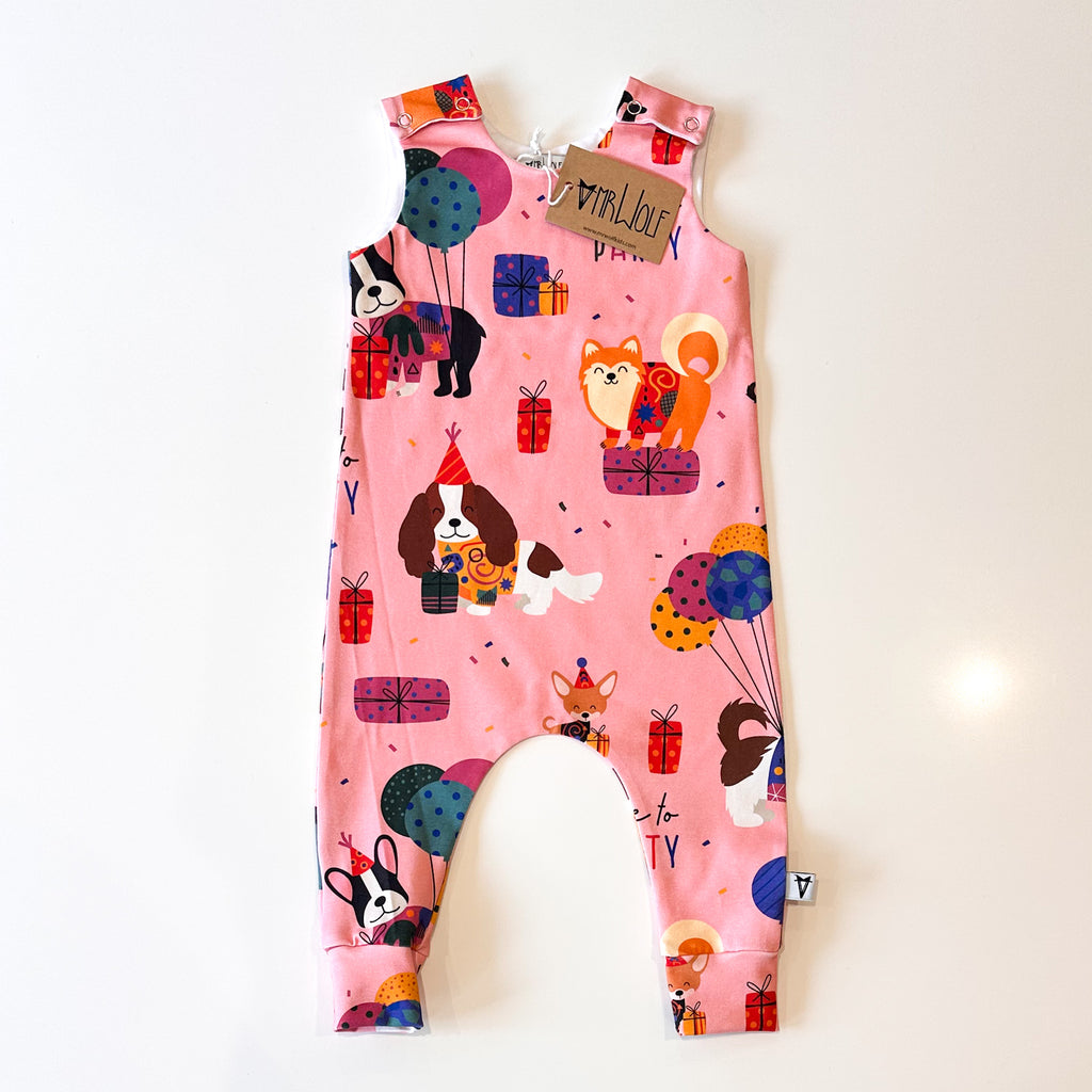 SALE - Romper - Party Pups