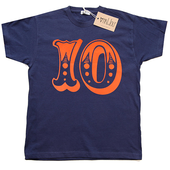 10th Birthday T - Circus Font