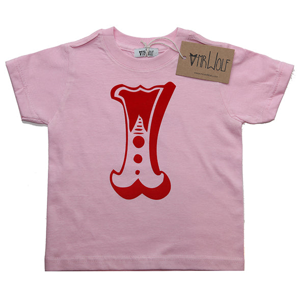 1st Birthday T - Circus Font
