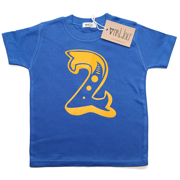 2nd Birthday T - Circus Font