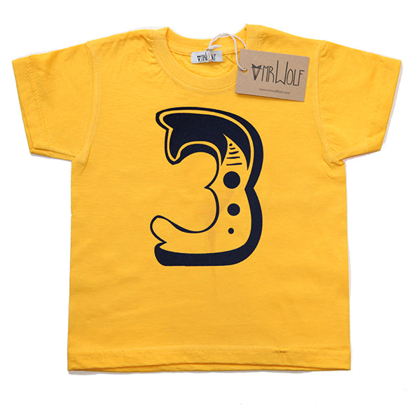 3rd Birthday T - Circus Font