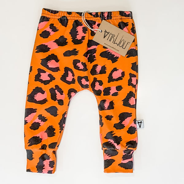 Orange Leopard Print