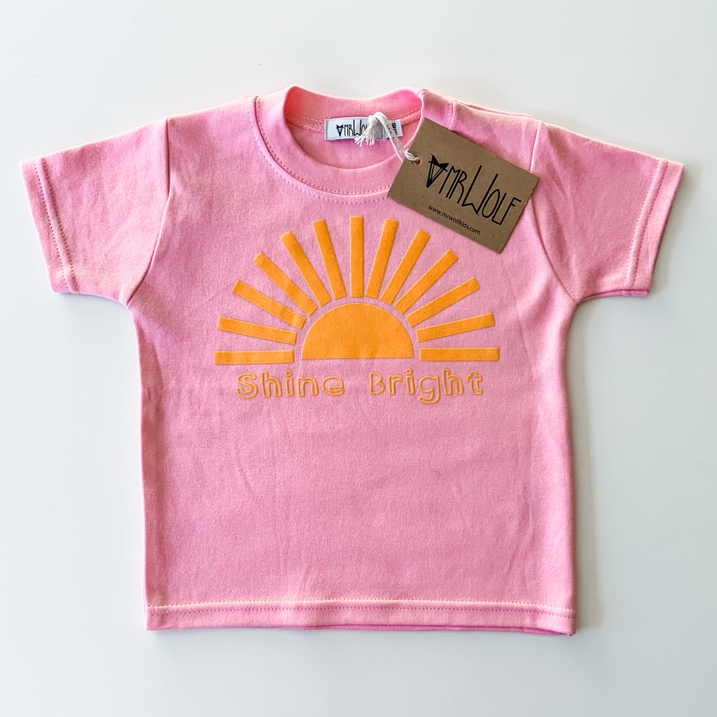 Shine Bright T-shirt - Pink