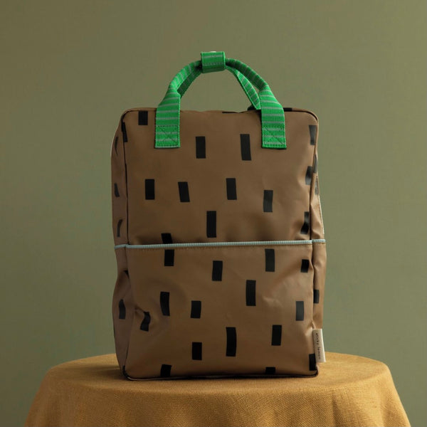 SALE - Large Backpack Sprinkles - Greens - was £50 now £35