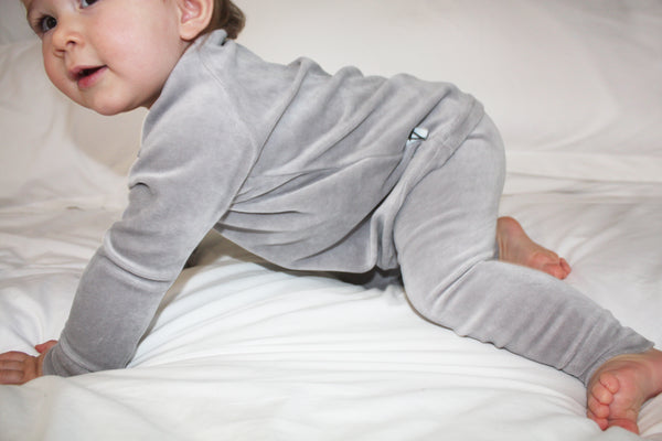Lounge Set - Grey Velour
