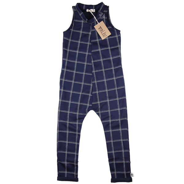 Bertie Jumpsuit - Navy Check