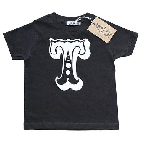 Circus Letter T-Shirt - Black