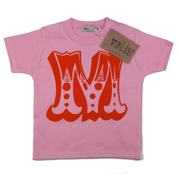 Circus Letter T-Shirt - Pink