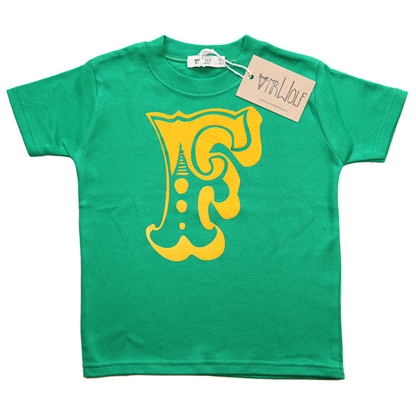 Circus Letter T-Shirt - Green
