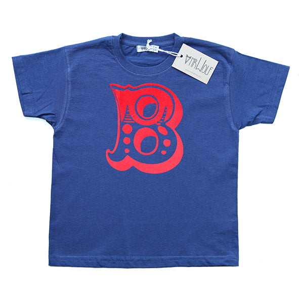 Circus Letter T-Shirt - Navy