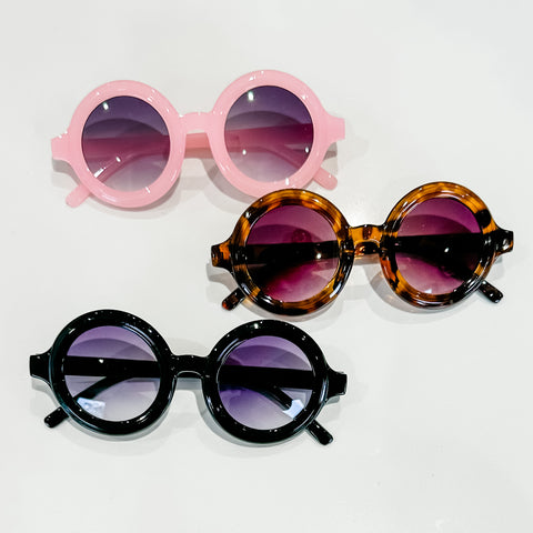 Baby Sunnies -  Lennon Round - Gloss Finish