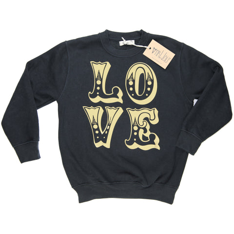 Sweatshirt Black - Love